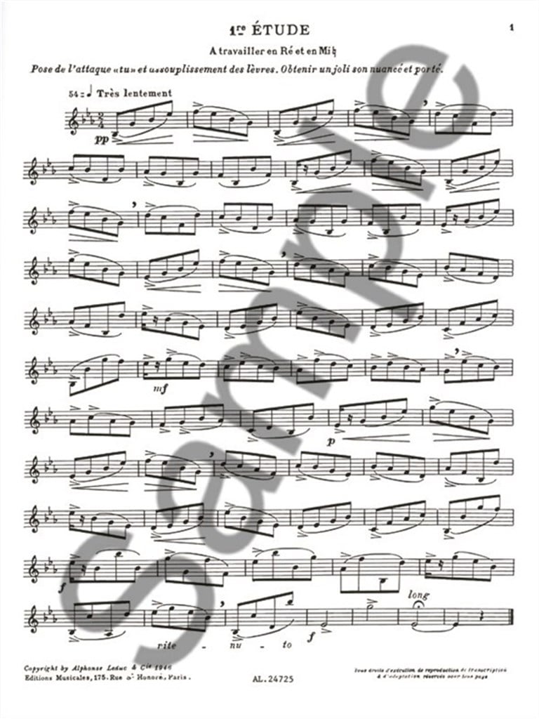 Vingt-Cinq etudes de Virtuosite - Volume 1